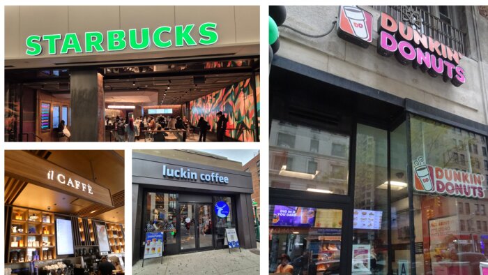 Coffee shops à New York : Dunkin’, Starbucks, Eataly, Luckin Coffee à l’offensive. - © D.R.
