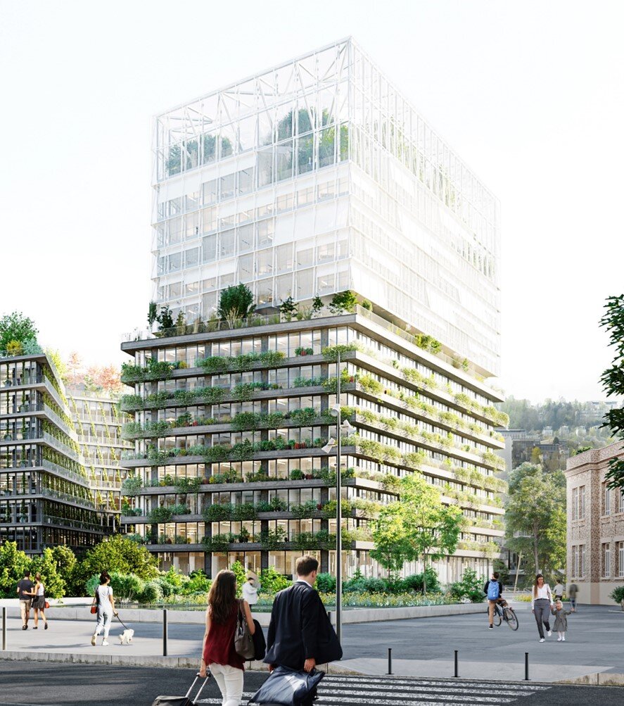 New R a été choisi par Renault Group pour en faire son futur siège social. - © Chartier-Dalix