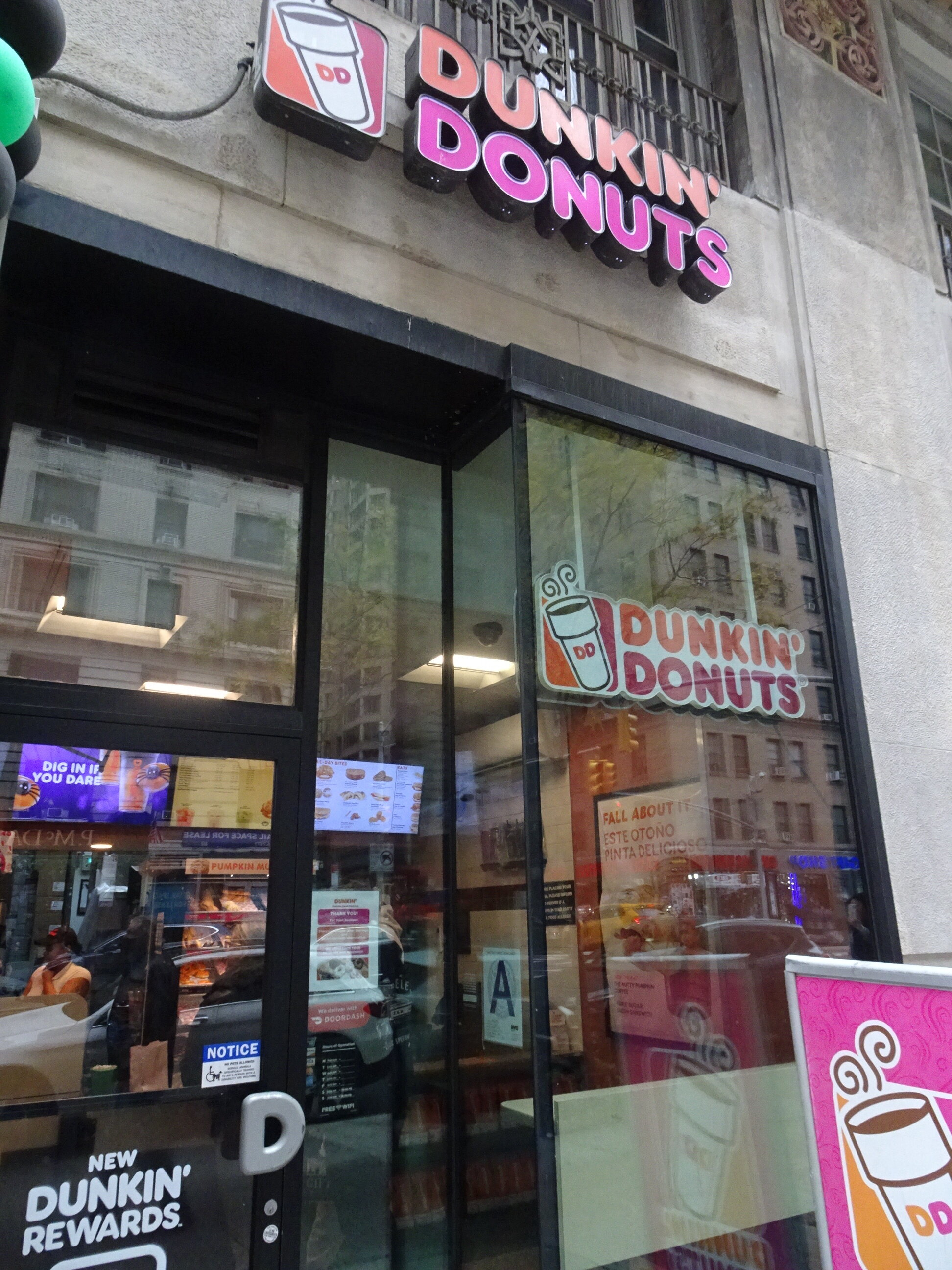 La chaîne américaine Dunkin’ est leader en nombre d’emplacements à New York - © F. R