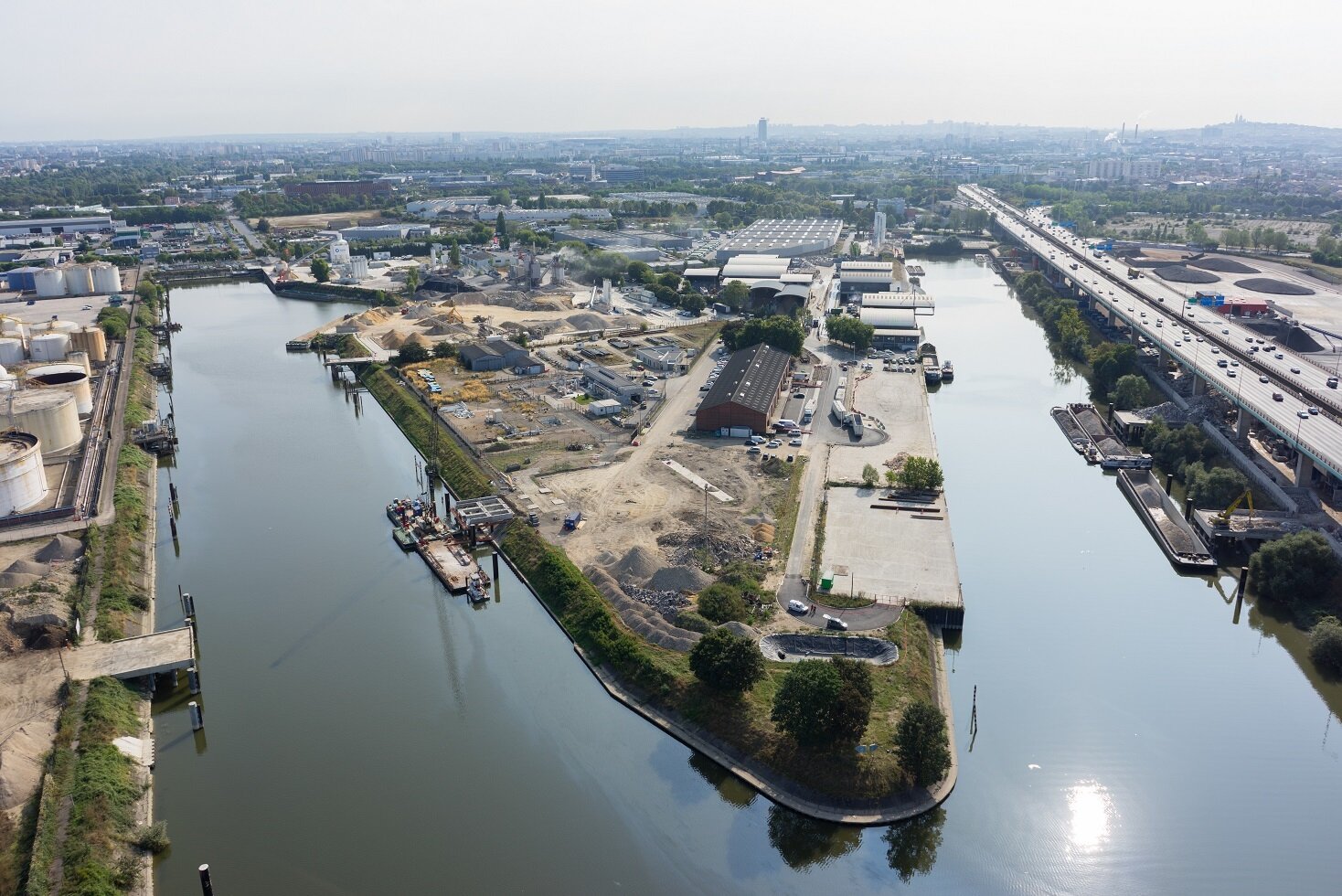 Le port de Gennevilliers. - © D.R.