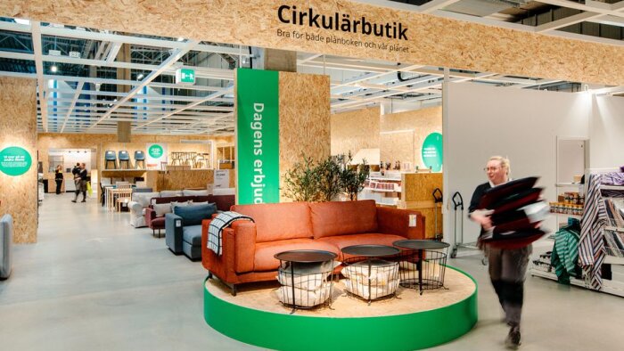 Ikea compte ajouter dans tous ses magasins en Suède d’ici cet été un espace seconde main. - © Ikea