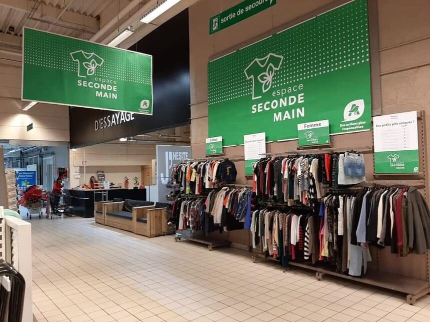 Auchan travaille avec Patatam pour expérimenter la seconde main. - © Auchan