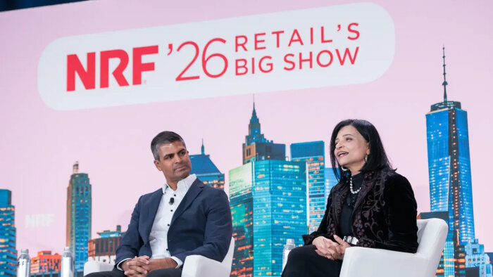 Samir Desai (Abercrombie &amp; Fitch Co) et Neelima Sharma (Lowe’s) - © NRF