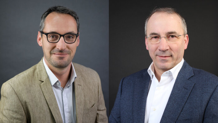Stéphane Douce, fondateur de COBuy et Pierre Joudiou, président d’Oxalys - © D.R.