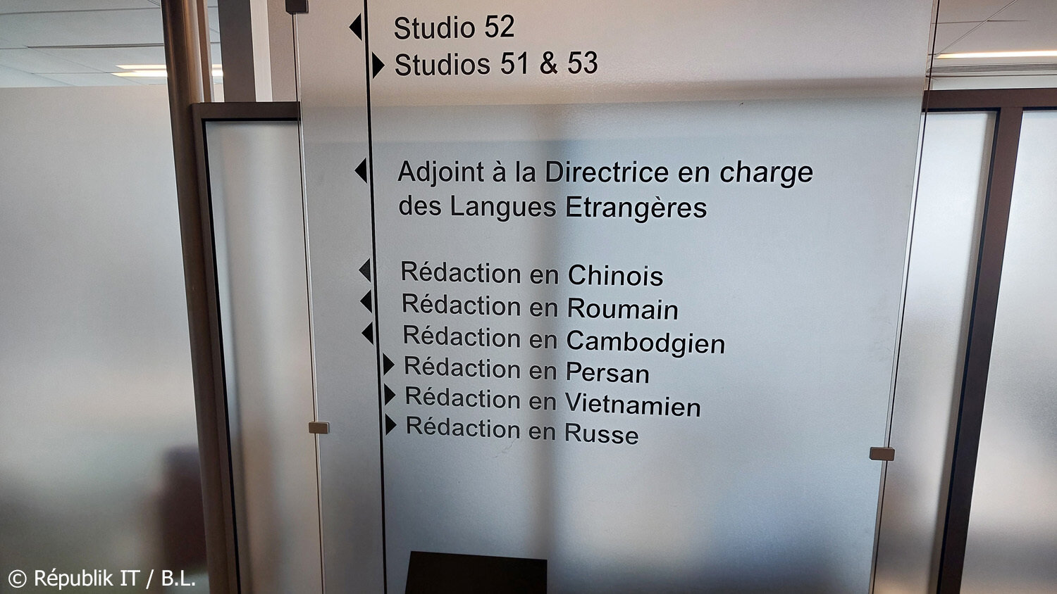 France Médias Monde diffuse des programmes dans de multiples langues. - © Républik IT / B.L.