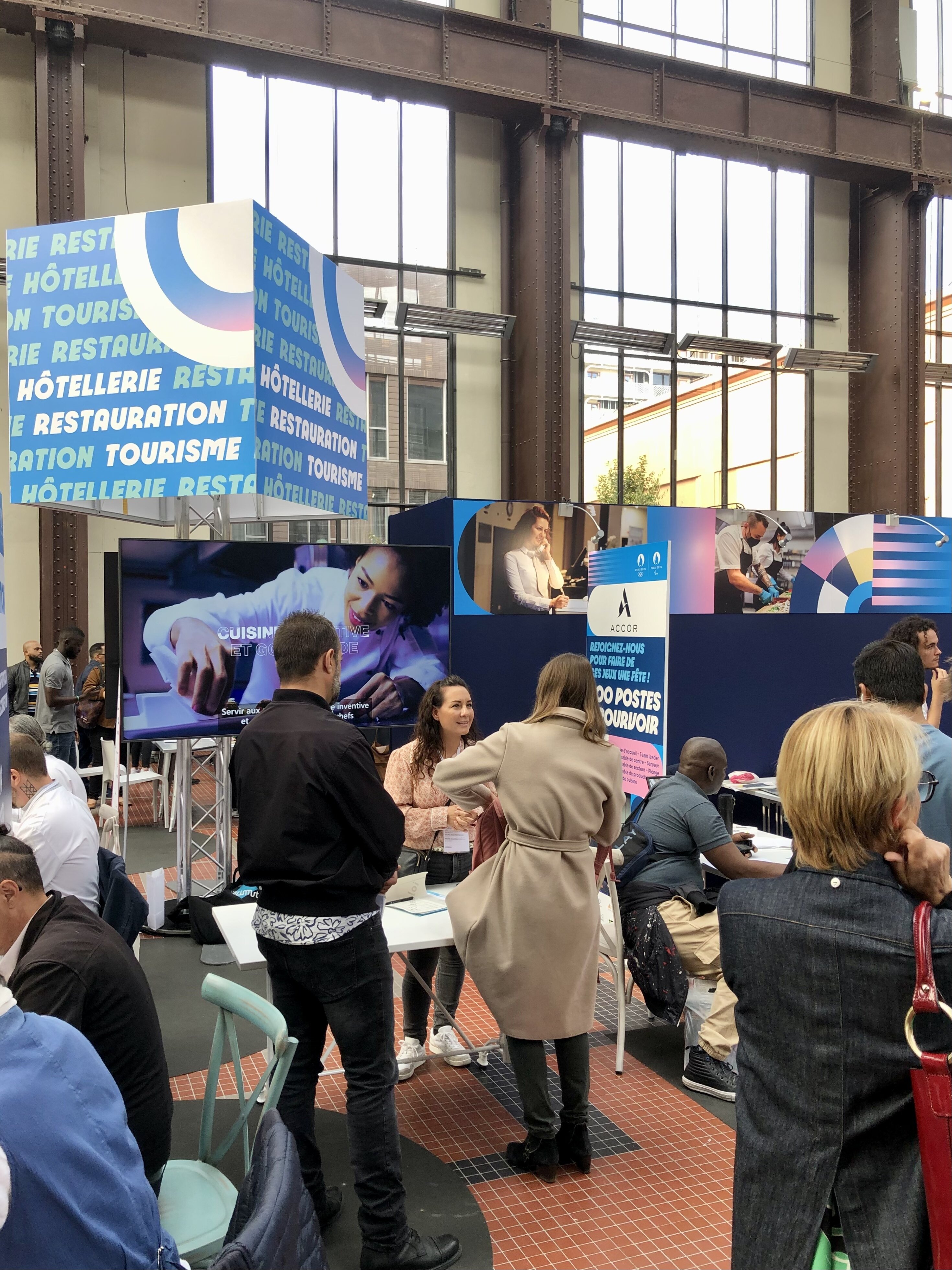  Accor a recueilli +750 candidatures lors de l’événement « Les Jeux Recrutent ! » organisé par Paris 2024 (26/09/2023) - © Paris 2024