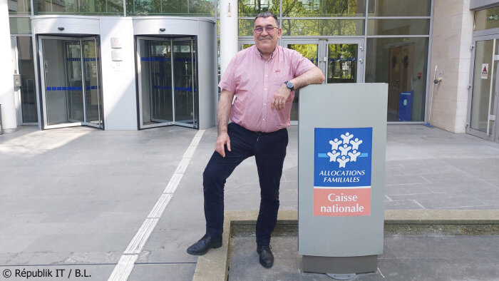 Fabien Malbranque est directeur du contrôle interne et de la sécurité numérique de la CNAF. - © Républik IT / B.L.