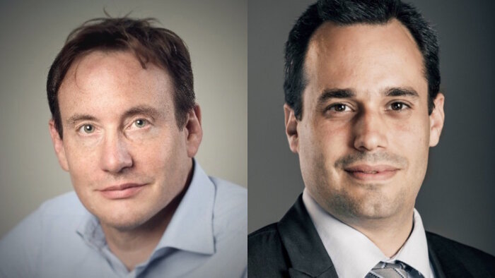 De gauche à droite : Emmanuel Sardet et Olivier Bitton. - © D.R.