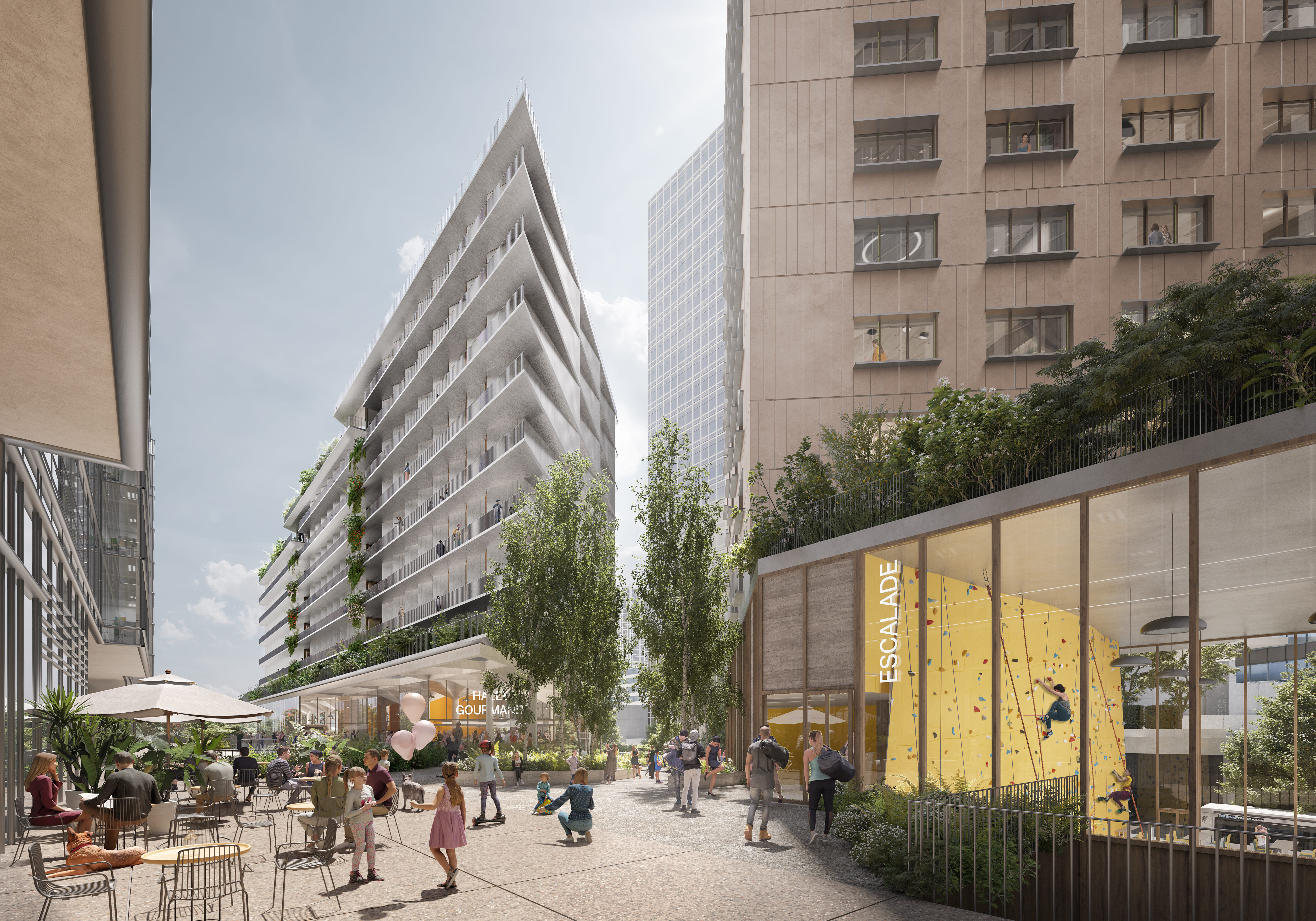 Le second lauréat de l’appel à projets Empreintes mise sur la mixité d’usages. - © Metrochrome