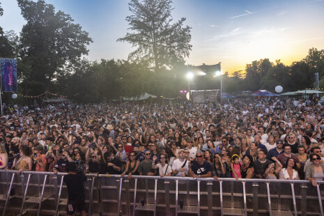 Les festivaliers devant la grande scène - ©&amp;#160;D.R.