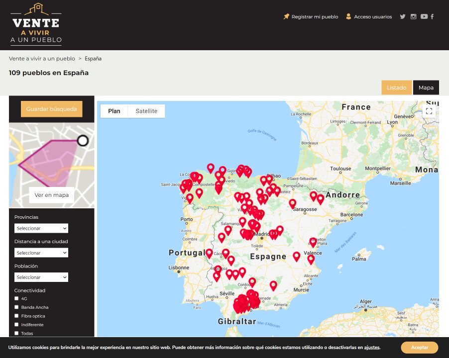 109 villages ruraux se sont ainsi associés pour lancer Vente a Vivir a un pueblo et promouvoir leur ville pour attirer les citadins..  - © D.R.
