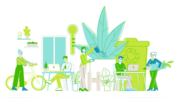 D’après Savills, les bureaux certifiés verts ne représentent en moyenne que 22 % du stock global. - © Getty Images/iStockphoto