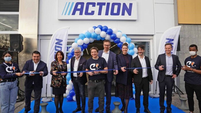 Inauguration en 2022 du premier magasin espagnol. - © Action
