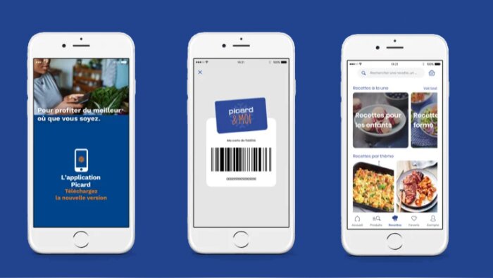 Picard vient de mettre à jour son application et a ajouté par exemple le service de click &amp; collect. - © Picard