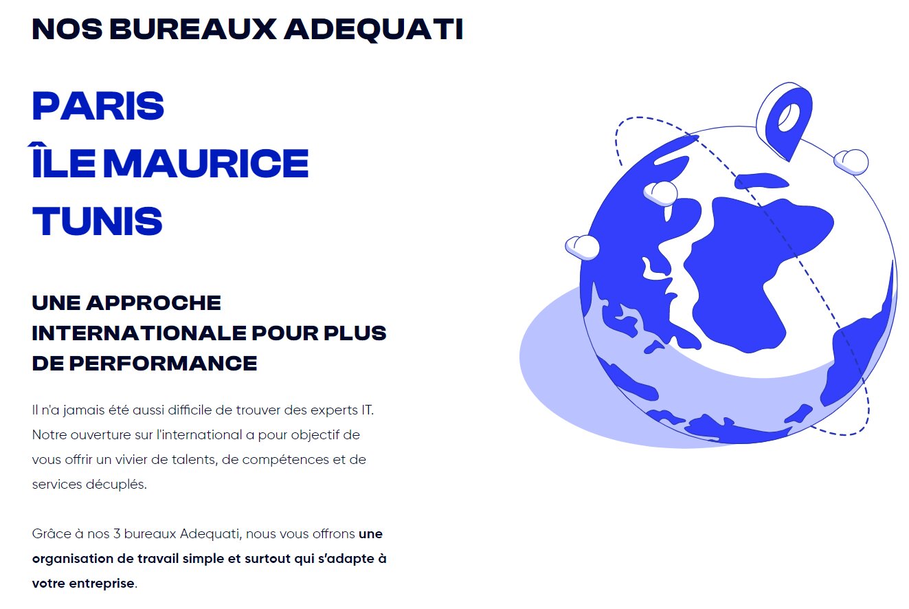 Adequati a trois bureaux. - © D.R.