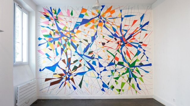 Cette oeuvre est issue d’une « action artistique collective » performance dirigée par Marc Dannaud. - © D.R.