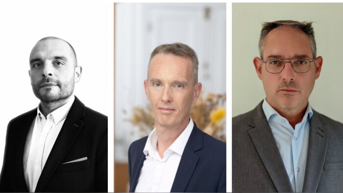 François Chardon, Emmanuel Roturier et Pierre-Olivier Larue. - © D.B