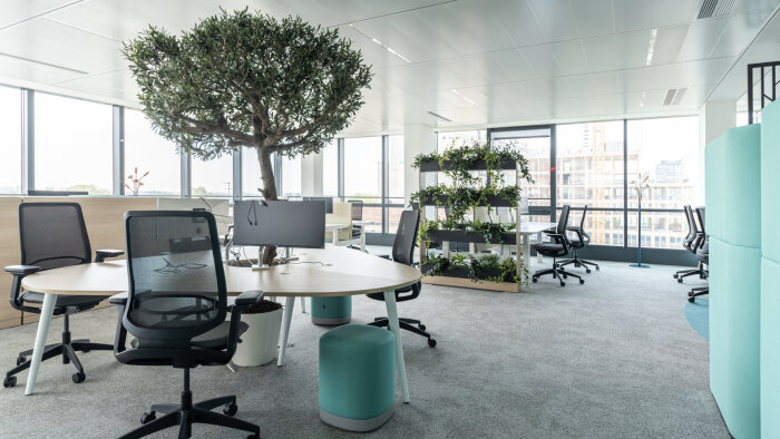 Swiss Life France a intégré son nouveau siège social à Puteaux fin mars. - © Simon Guesdon