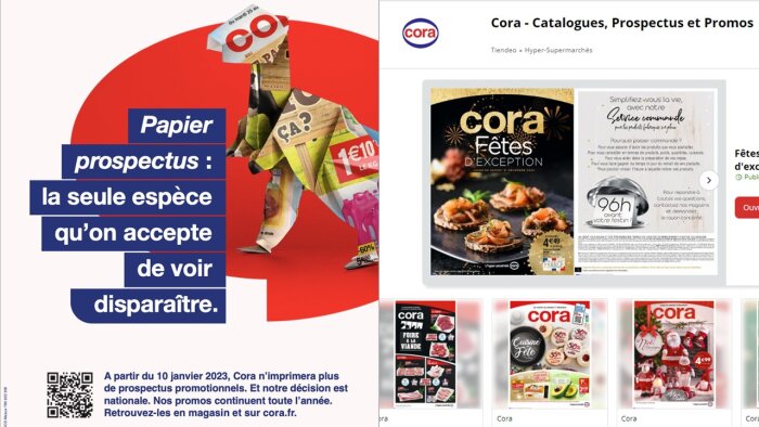 Une campagne de communication va accompagner la suppression des catalogues papier. - © Cora