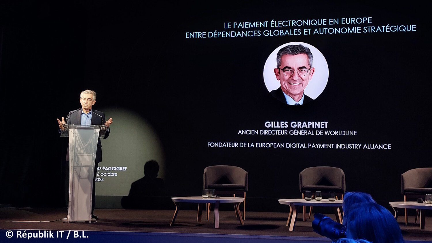 Gilles Grapinet  est l’ancien DG de Worldline. - © Républik IT / B.L.