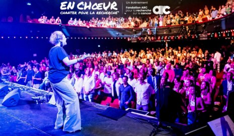 La Fondation ARC s&amp;#039;est associée aux Soirées La La La pour organiser un événement musical en soutien à la recherche contre le cancer : "En chœur, chanter pour la recherche" - ©&amp;#160;Fondation ARC