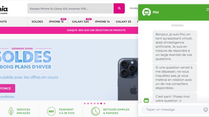 Le taux de satisfaction client tend à se rapprocher de celui des conseillers humains. - © D.R.