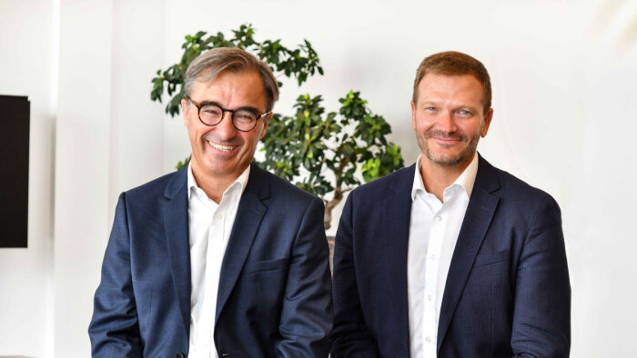 Benoît Jaubert (Directeur général) et Olivier Padieu (Président), Groupement Optic 2000. - © Charly Hel