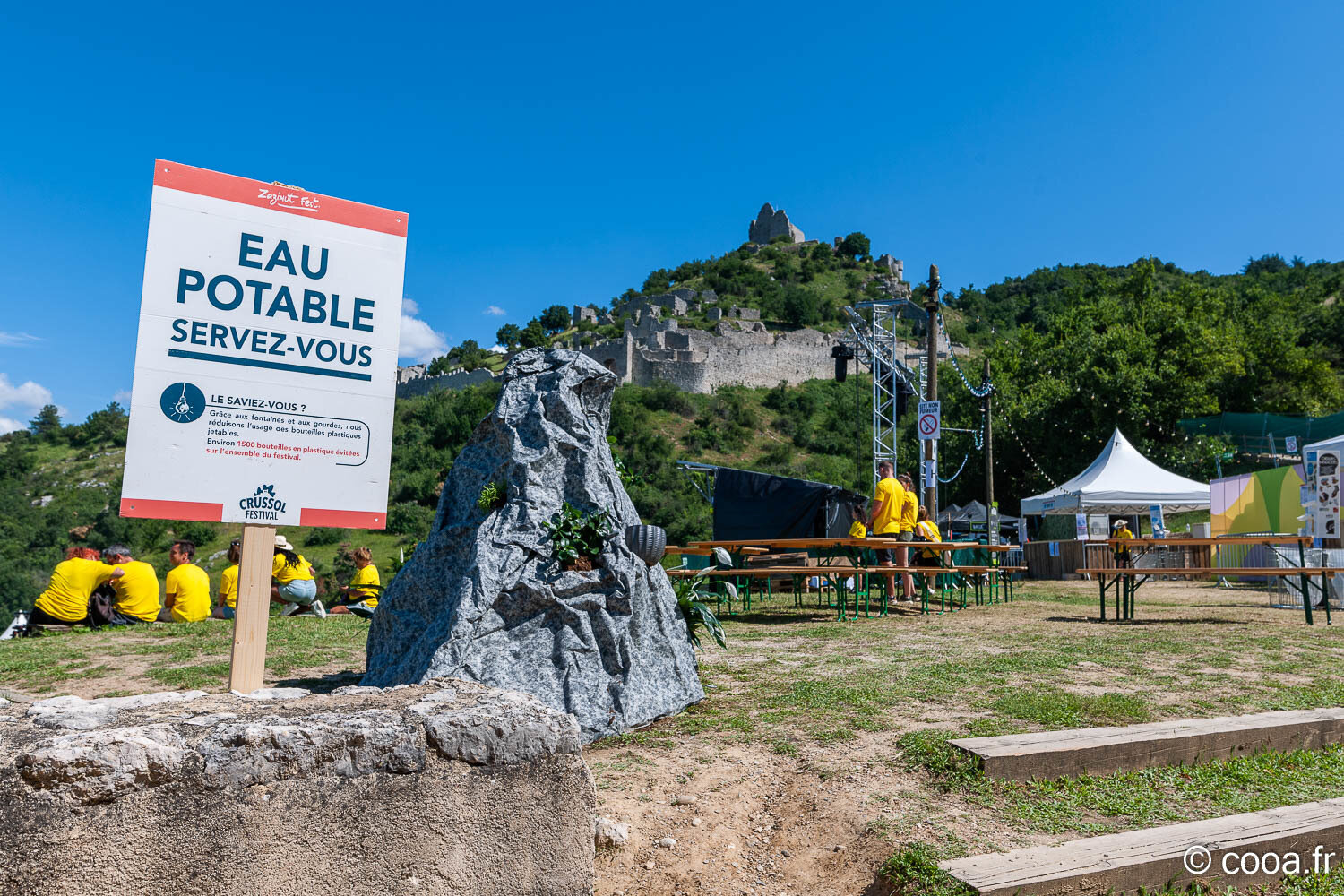 Crussol Festival, un événement éco-conçu inscrit dans une trajectoire de durabilité - © Cooa
