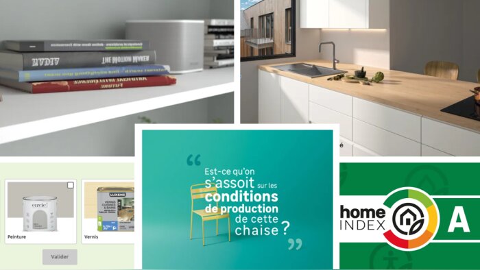 Le Home Index repose sur une notation allant de A à E et recense 120 000 produits. - © D.R.