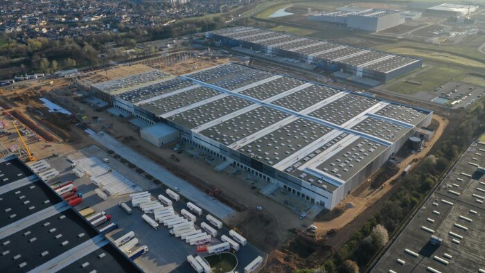 Moissy-Cramayel, développé par Prologis,&nbsp;première plateforme logistique certifiée zéro carbone - ©&nbsp;D.R.