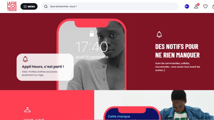L’App mobile est un enjeu stratégique pour La Redoute. - © D.R.