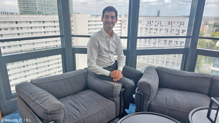 Joffrey Célestin-Urbain est président du Campus Cyber de Paris La Défense. - © Républik IT / B.L.