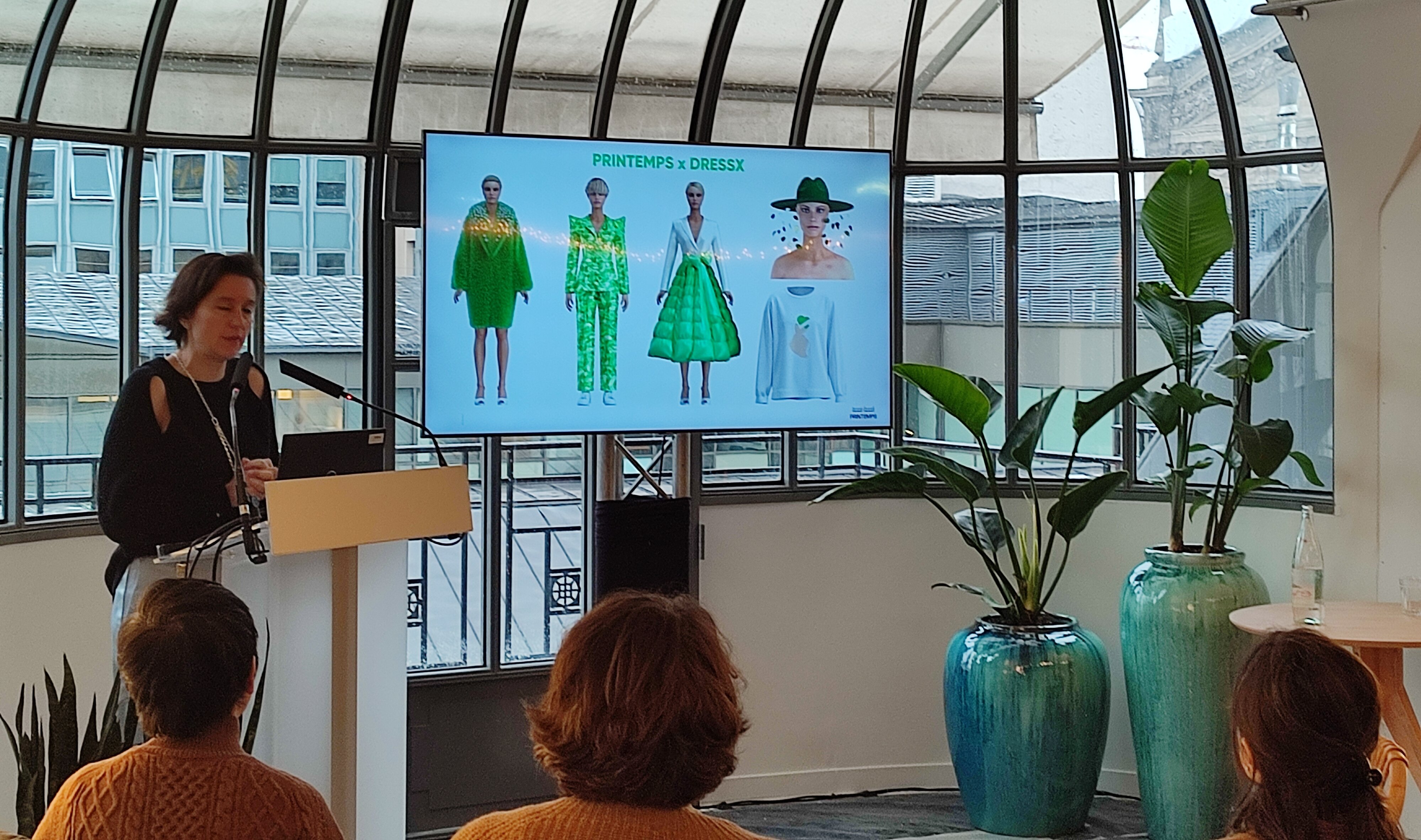 Printemps a signé un partenariat avec DressX pour la création de NFT avec des tenues Printemps. - © Républik Retail