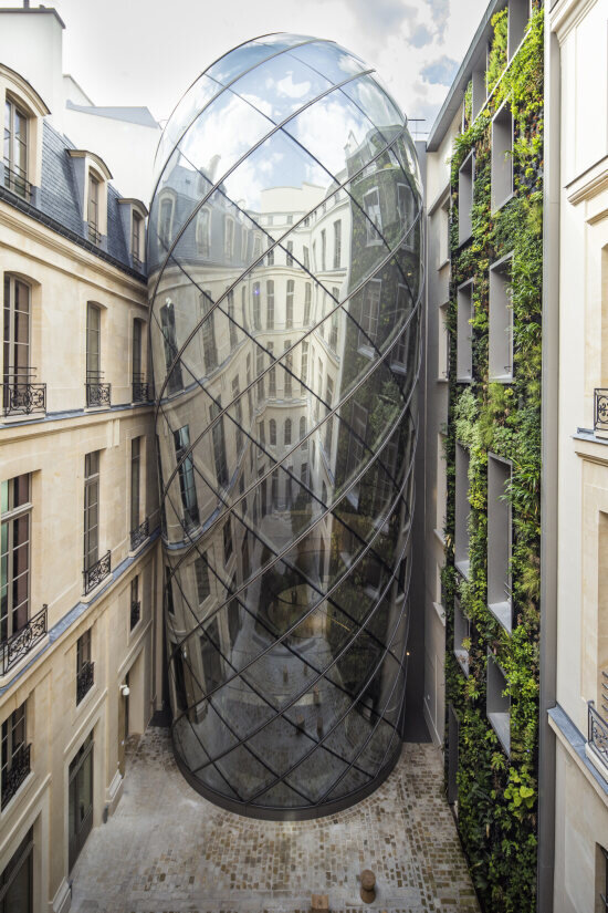 Le Visionnaire, le bâtiment historique de L’Oréal au cœur de la capitale, a été entièrement rénové - © Florence Joubert / L’Oréal
