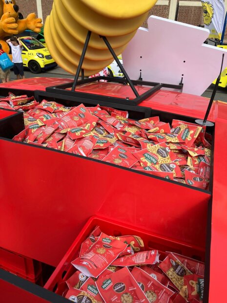 300 000 échantillons de pâte sont distribués sur les 3 semaines de course - ©&amp;#160;D.R.