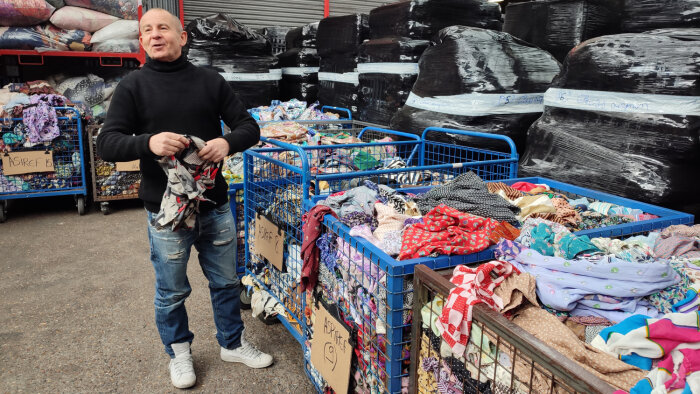 Bernard Graf, fondateur de DB Invest, dans l’entrepôt de Rouen. - © Républik Retail