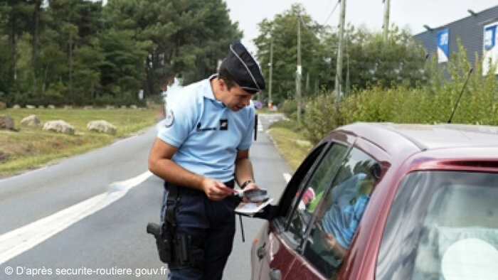 A quand des contrôles de permis sur les autoroutes de l’information ? - © D’après securite-routiere.gouv.fr