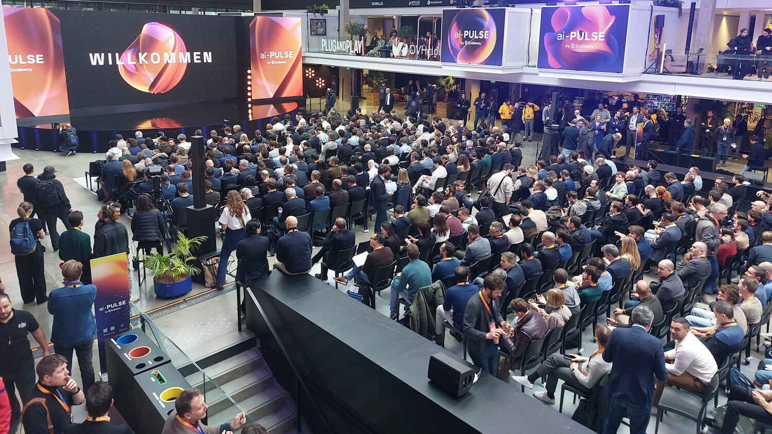 AI.Pulse a occupé la grande halle de Station F à Paris. - © Républik IT / B.L.