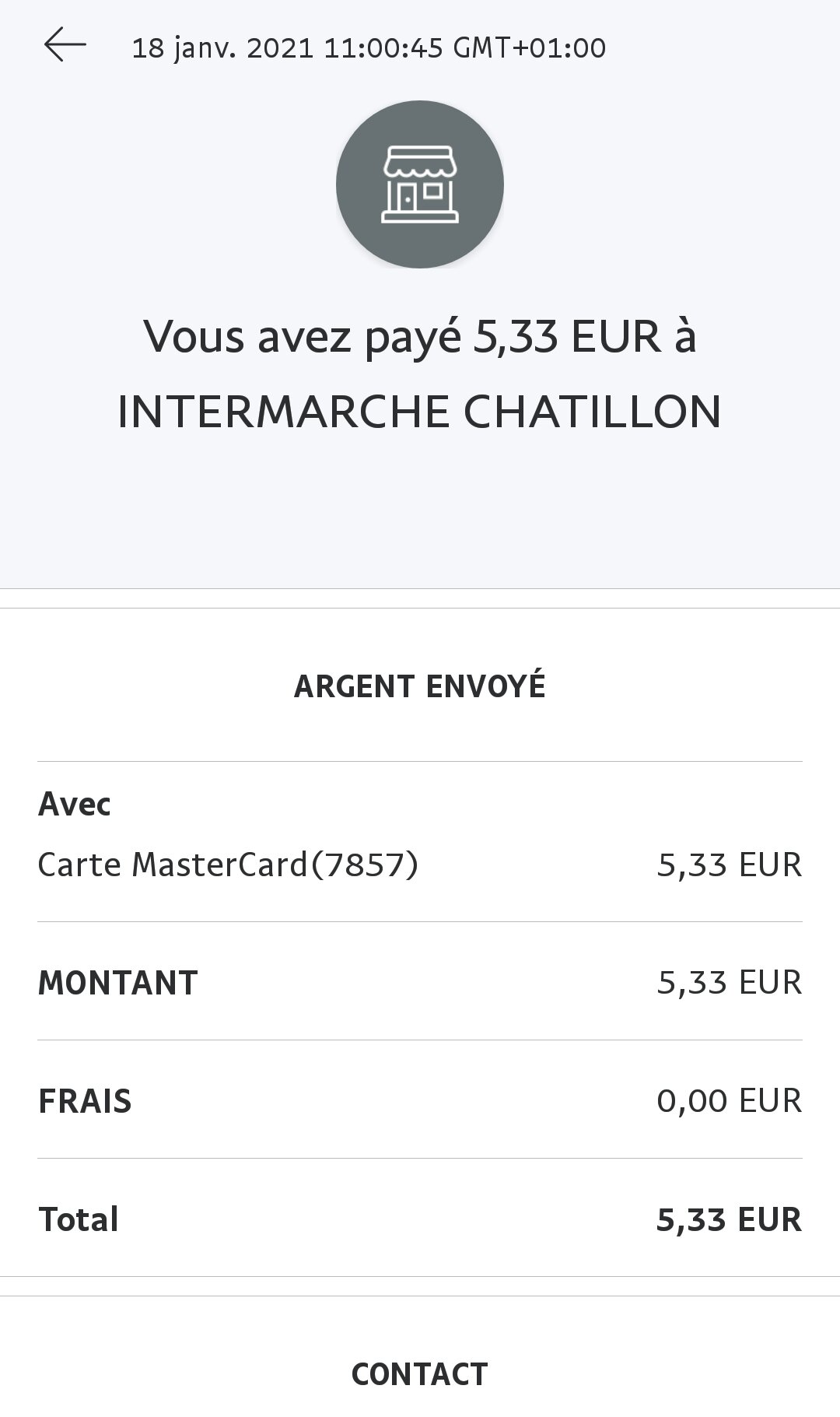 Reçu suite à une transaction - © CC / Républik Retail