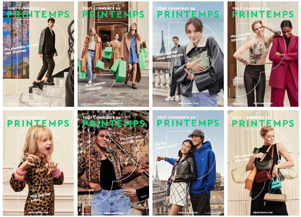 Le Printemps commence une campagne de communication pour dévoiler sa nouvelle identité. - © Le Printemps