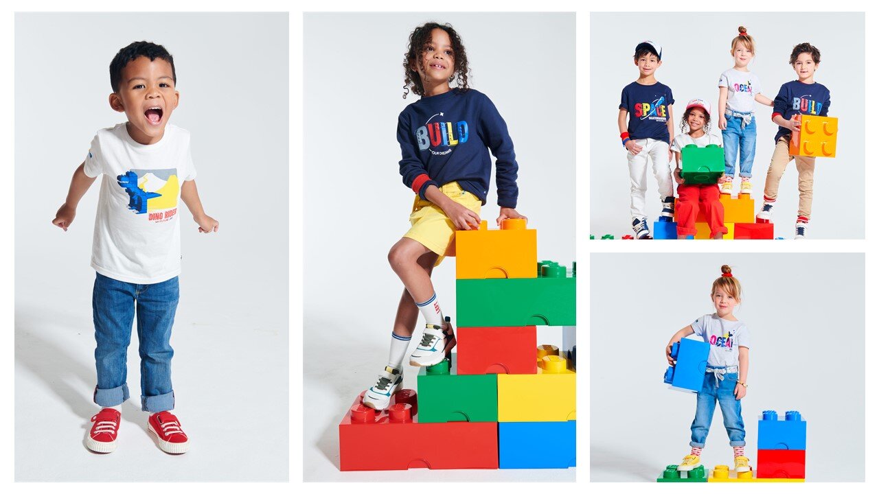 Okaidi a créé avec Lego une collection capsule. - © Okaidi