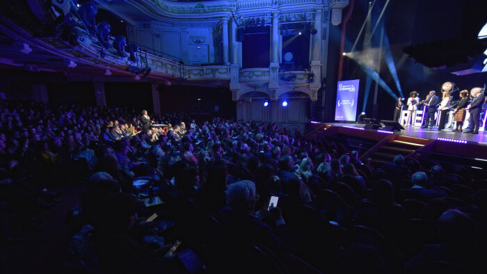 Le théâtre Mogador le 11 mars 2024 - © Bertrand PICHENE