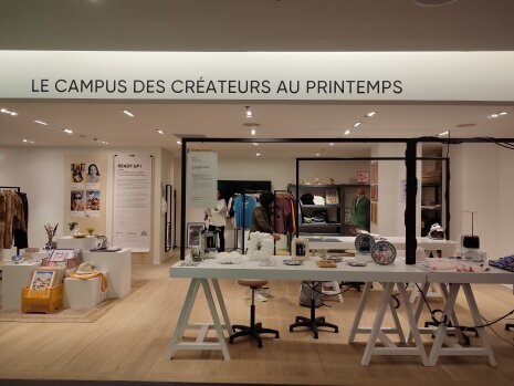 Printemps Haussmann fait une place aux jeunes talents de Campus Mode. - ©&amp;#160;Républik Retail