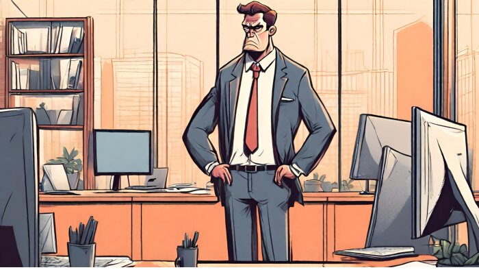 Les entreprises sont de plus en plus enclins à faire machine arrière sur le télétravail. - © Générée par IA avec Canva
