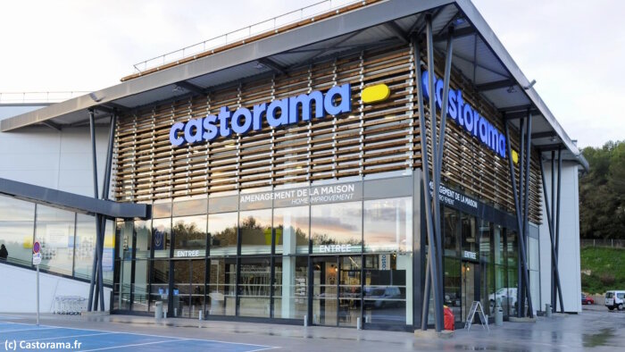 En France, Kingfisher possède les enseignes Castorama et Brico Dépôt. - © Castorama.fr