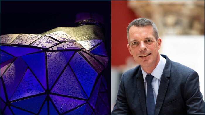 Jérôme Buvat (Beaux Arts Events), et le casque VR MeRCURY de NIGHT - © D.R.