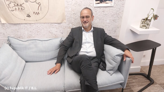 Jean-Claude Laroche est président du Cigref (Club Informatique des Grandes Entreprises Françaises). - © Républik IT / B.L.