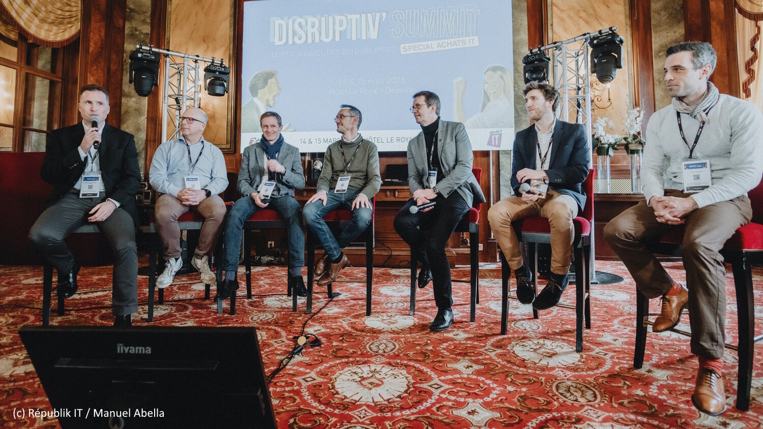 La table ronde de la plénière du Disruptiv’Summit. - © Républik IT / Manuel Abella