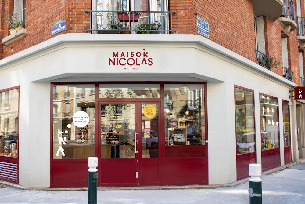 Maison Nicolas change d’image et déjà les premiers retours sur la clientèle sont positifs d’après la dirigeante. - © Maison Nicolas
