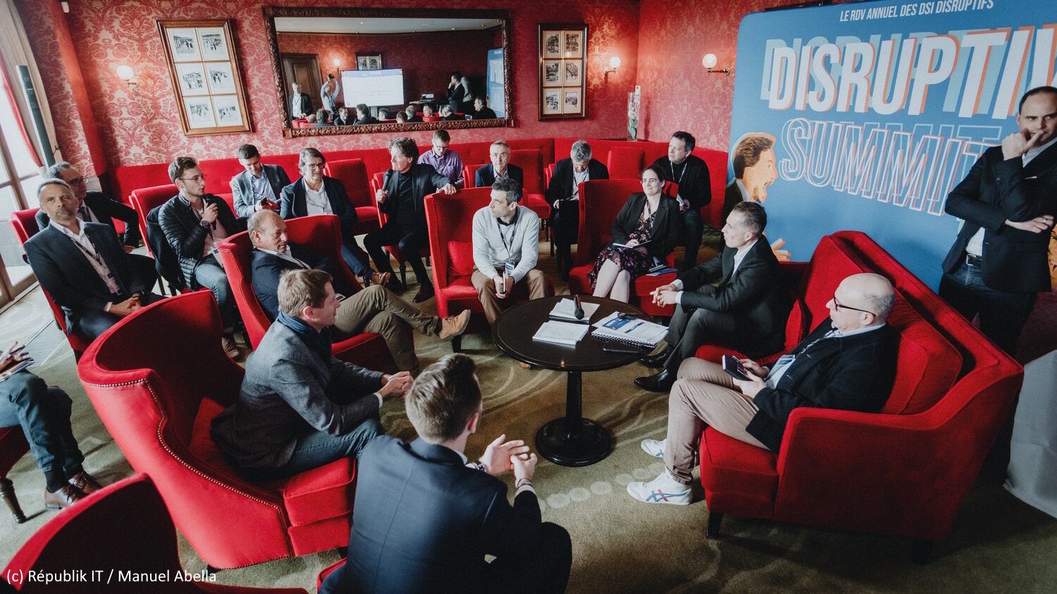 Les ateliers du Disruptiv’Summit : des échanges confidentiels en petit comité. - © Républik IT / Manuel Abella
